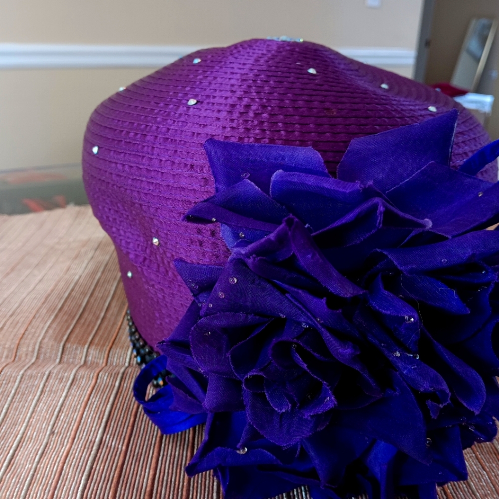 Purple Church hat